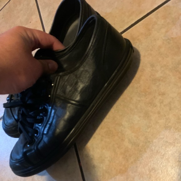 LOUIS VUITTON SHOES MEN- MATCH-UP SNEAKERS ALL BLACK - Picture 2 of 6